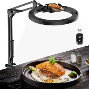 頭頂相機支架 附自拍環燈和手機座